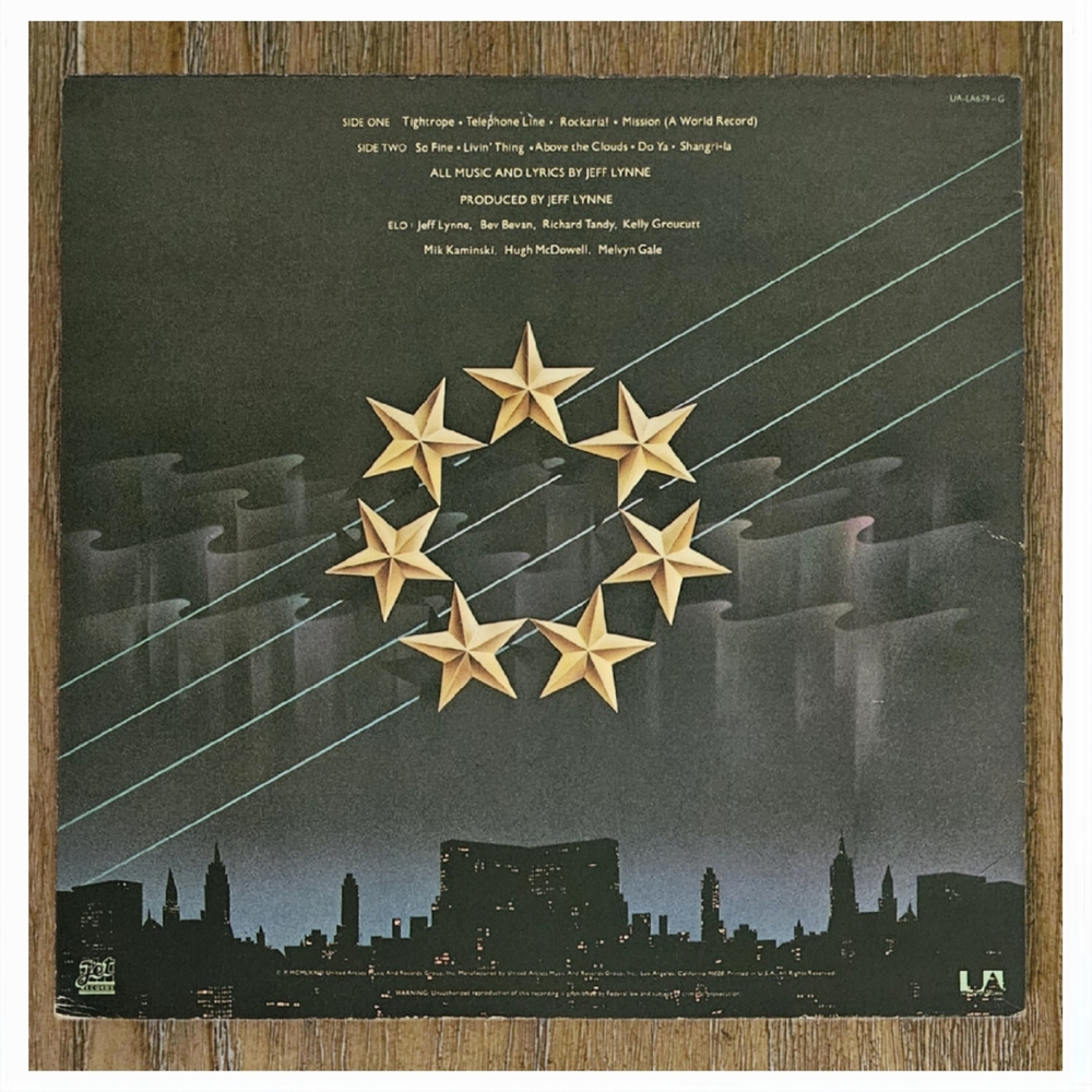 ELECTRIC LIGHT ORCHESTRA•A New World Record•1976 US (#UA-LA679-G) RC Pressing - Picture 9 of 13